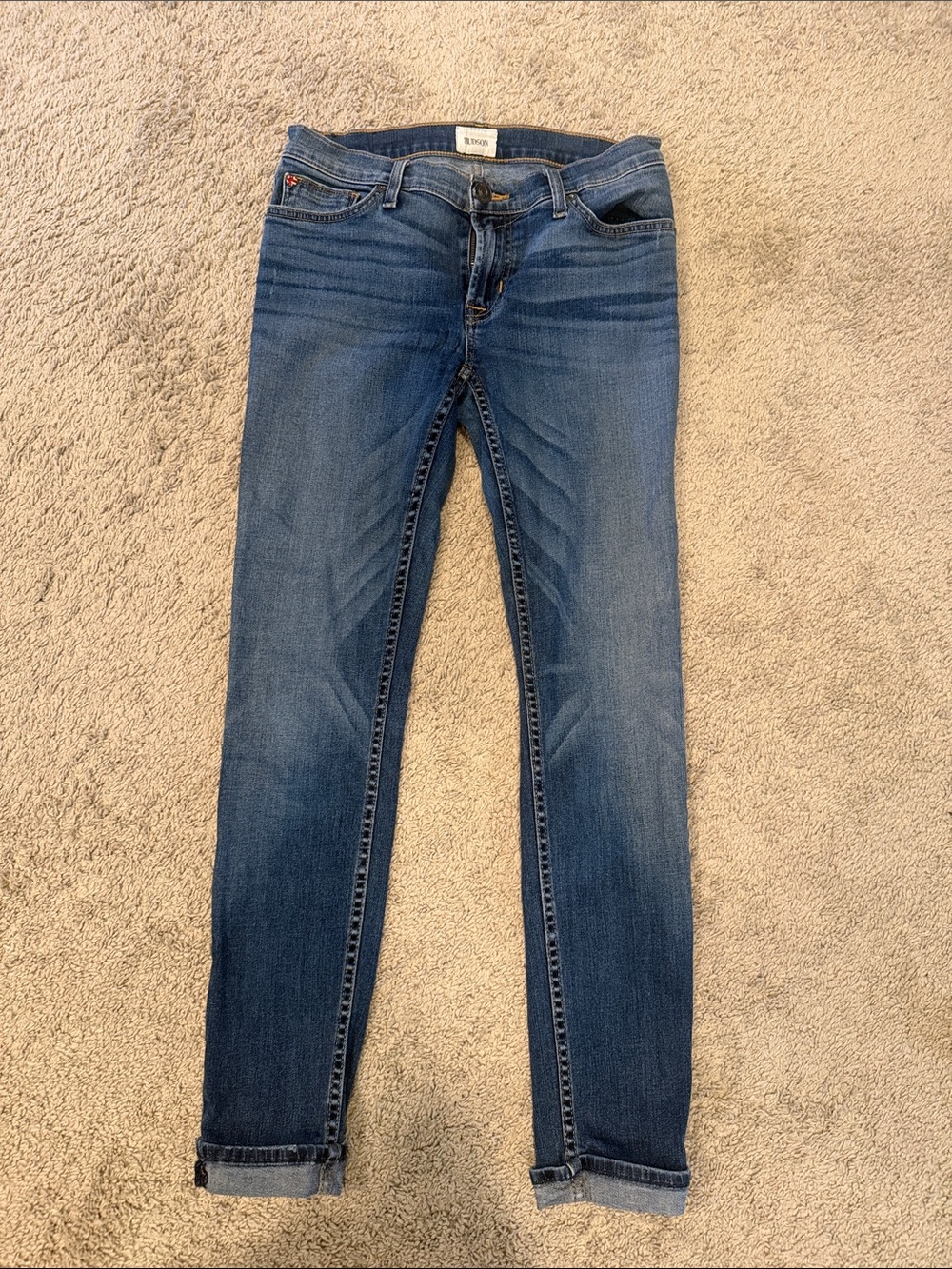 Hudson Jeans Women's Medium Blue Skinny Jeans